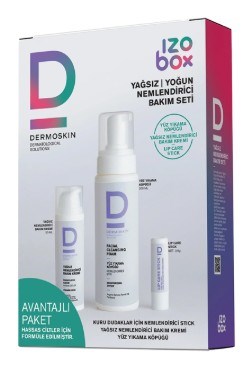 Dermoskin Izobox Yağsız Yoğun Nemlendirici Bakım Seti