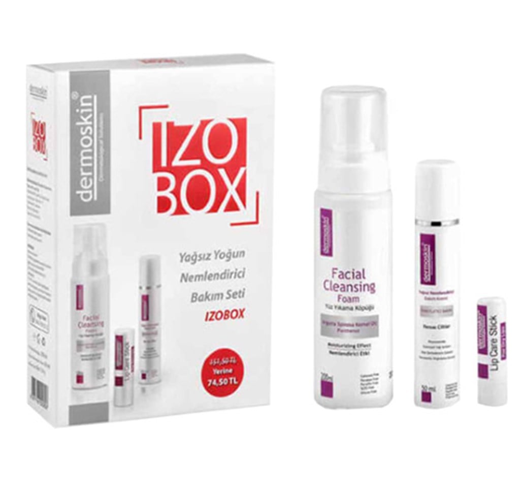 Dermoskin Izobox Yağsız Yoğun Nemlendirici Bakım Seti