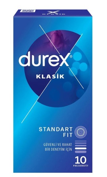 Durex Prezervatif Klasik 10 Adet