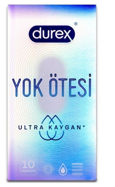 Durex Yok Ötesi Ekstra İnce Ultra Kaygan Prezervatif 10 Adet