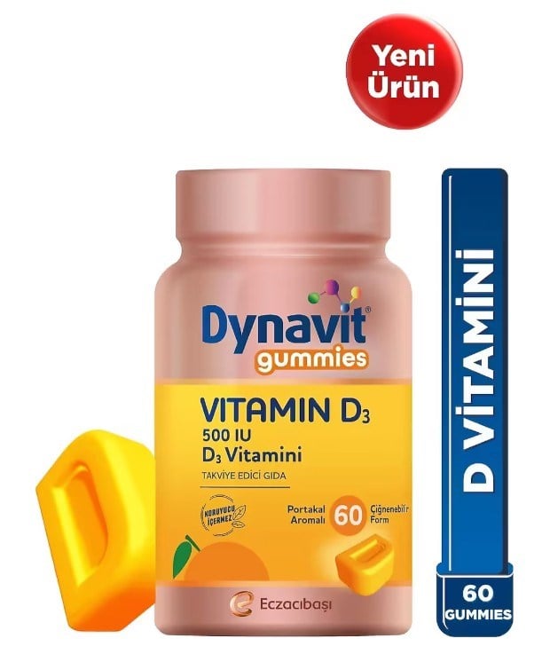 Dynavit D Vit 500 IU 60 Gummies