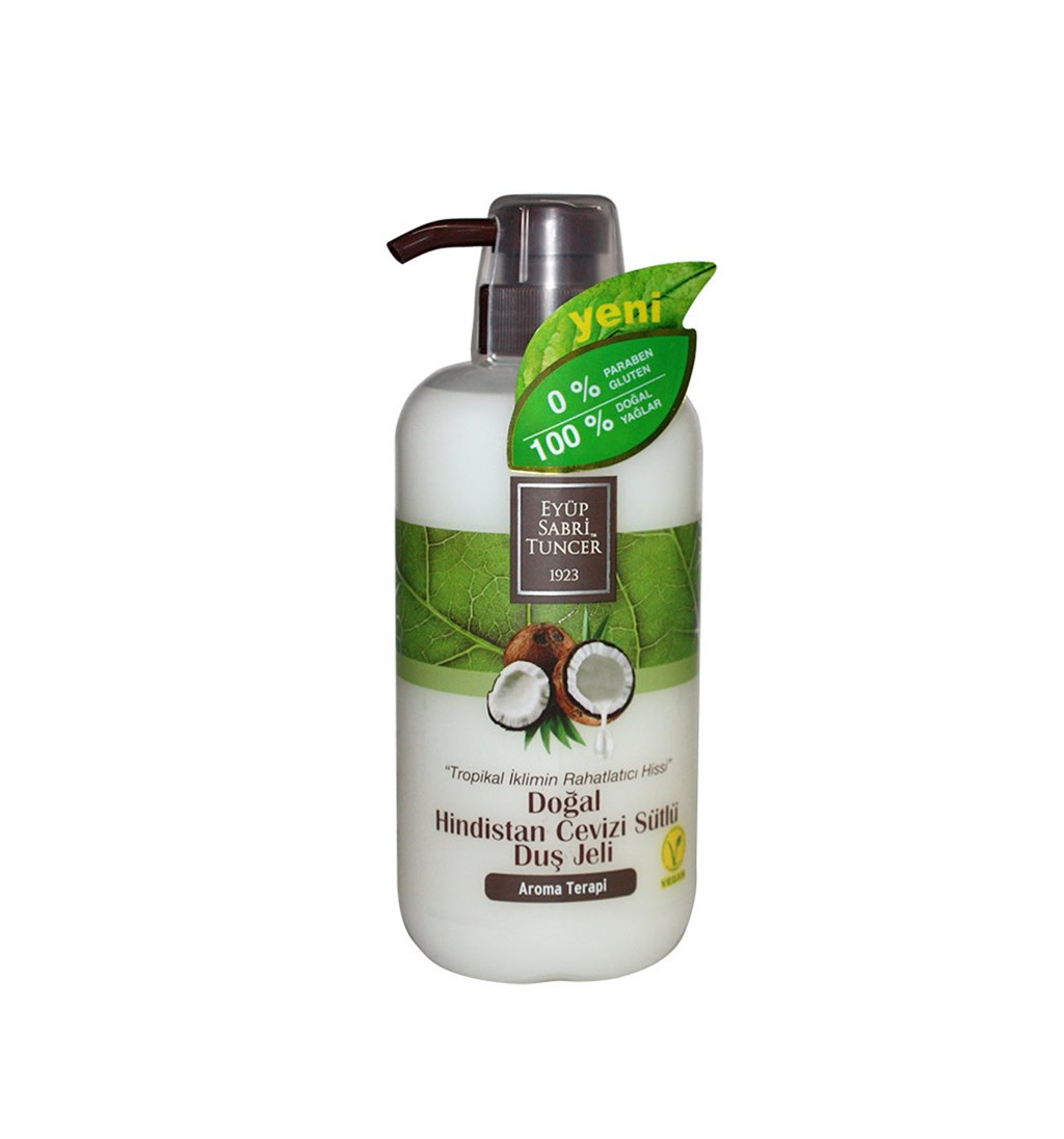 EYÜP SABRİ TUNCER DOĞAL HİNDİSTAN CEVİZİ SÜTÜ DUŞ JELİ 600ML