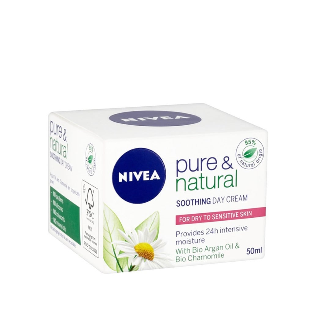 NİVEA PURE & NATURAL NEMLENDİRİCİ GÜNDÜZ KREMİ - KURU