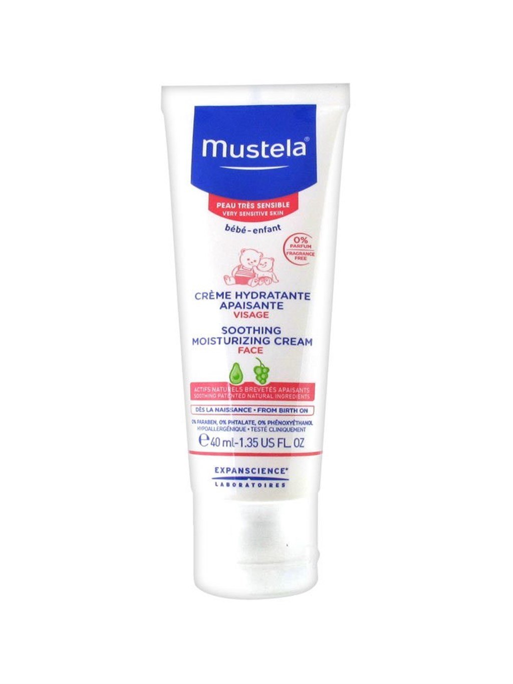 MUSTELA CREME HYDRATANTE APAİSANTE CREAM HASSAS CİLTLER İÇİN YÜZ KREMİ 40 ML