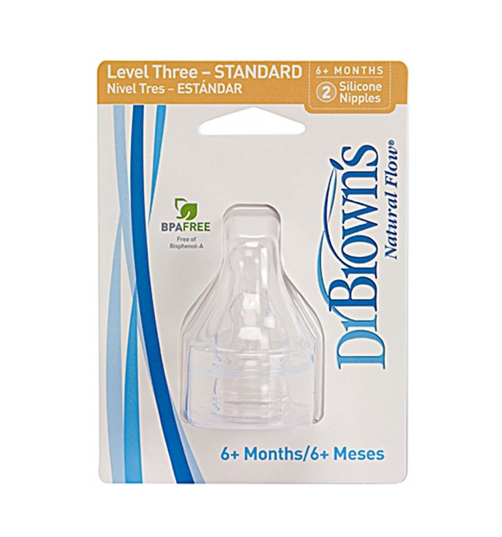 DR.BROWNS BİBERON EMZİĞİ 6+AY NO.3