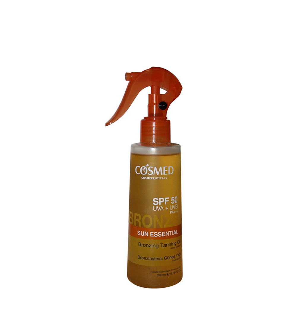 COSMED BRONZLAŞTIRICI GÜNEŞ YAĞI SPF50 200ML