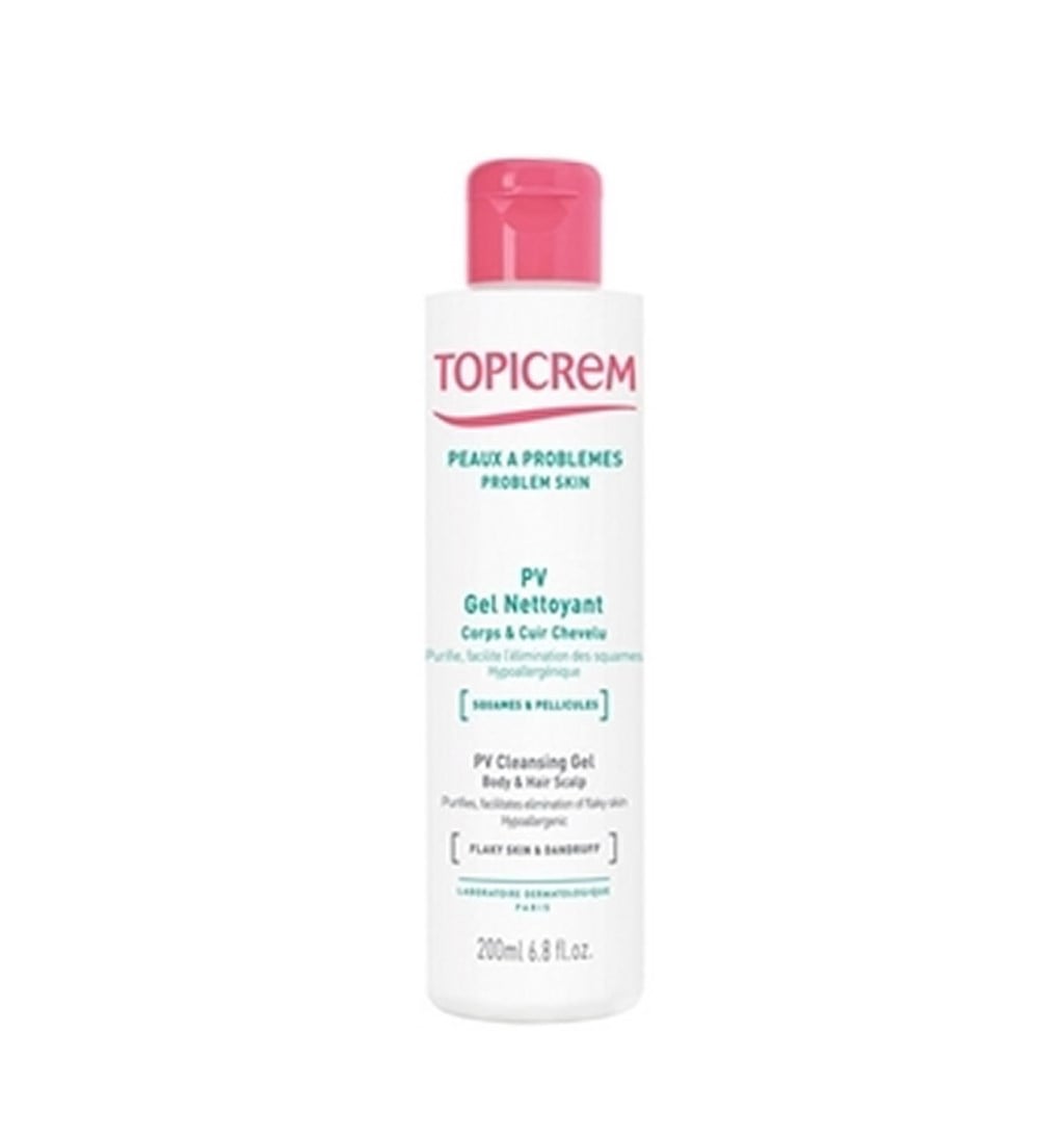 TOPİCREM PV CLEANSİNG GEL BODY HAİR 200ML