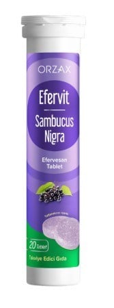 Efervit Sambucus Nigra 20 Efervesan Tablet