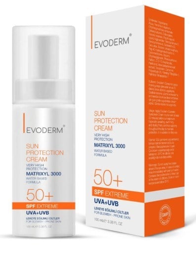 Evoderm Sun Protection Cream SPF50+ 100 ml