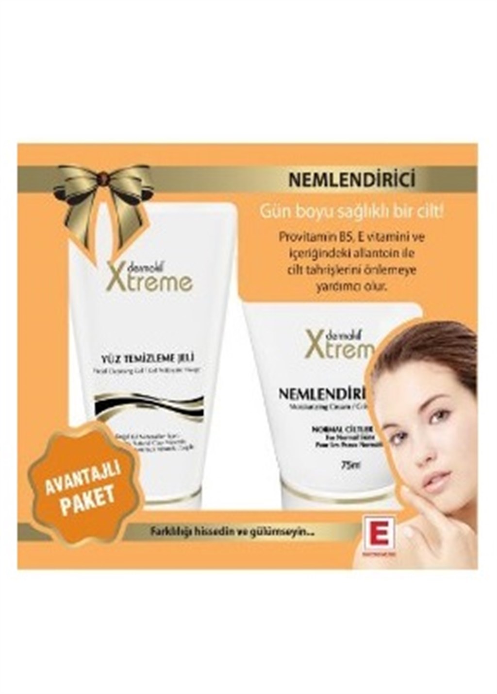 DERMOKİL EXTREME NEMLENDİRİCİ + YÜZ TEMİZLEME JELİ (Normal Ciltler)