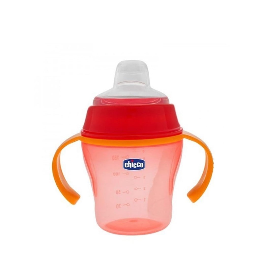 CHİCCO BARDAK YUMUŞAK 6+ (KIRMIZI)