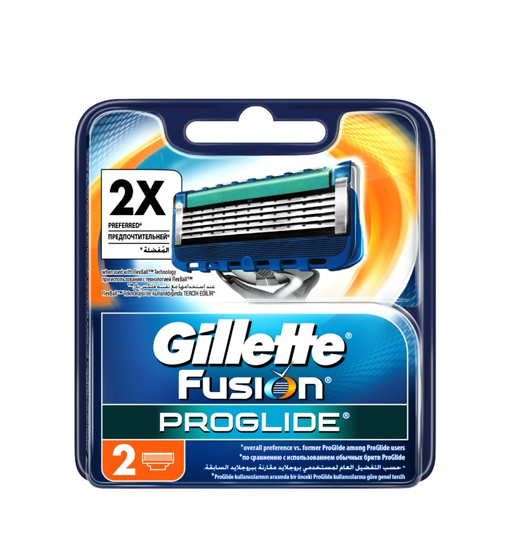 GİLLETTE FUSİON PROGLİDE YEDEK 2'Lİ