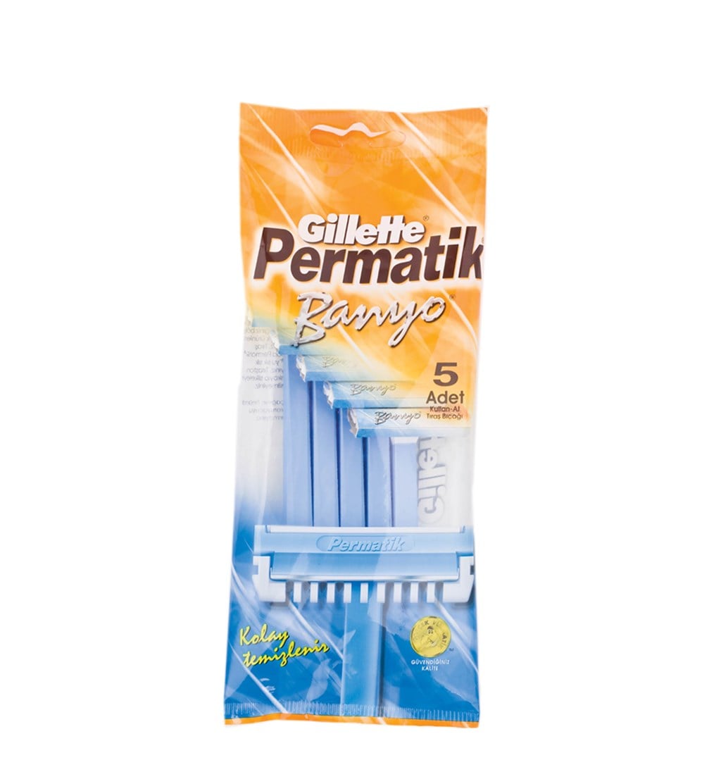 GİLLETTE PERMATİK BANYO 5'Lİ POŞET