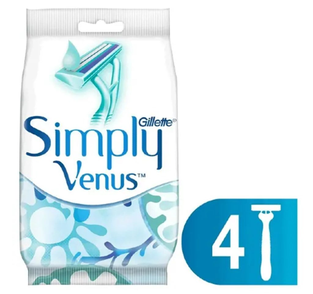 Gillette Venus Simply 2 Blades Mavi 4'lü