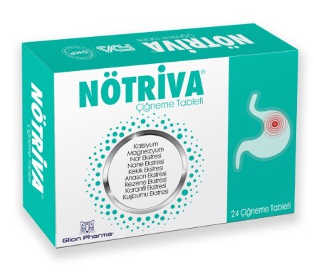 Glion Pharma Nötriva 24 Çiğneme Tableti