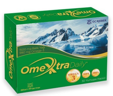 Glion Pharma OmextraDaily 30 Yumuşak Jelatin Kapsül