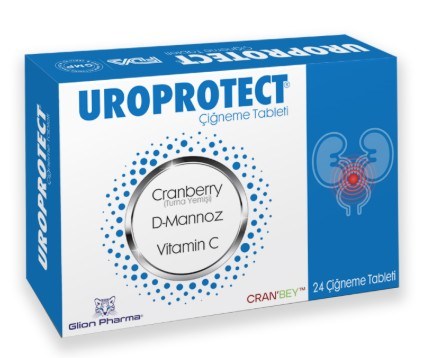 Glion Pharma Uroprotect 24 Çiğneme Tableti