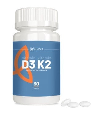 Haver Vitamın D3K2 30 Tablet