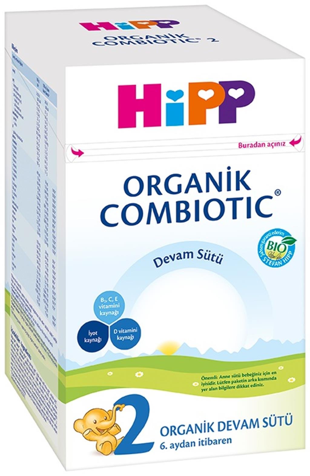 Hipp 2 Organik Combiotic Devam Sütü 800 gr