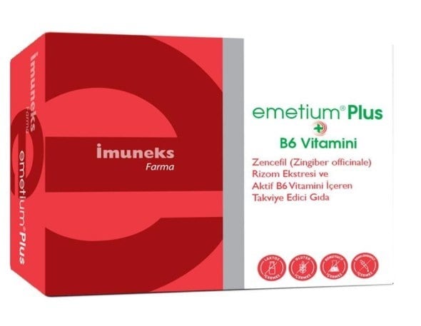 İmuneks Farma Emetium Plus 20 Tablet