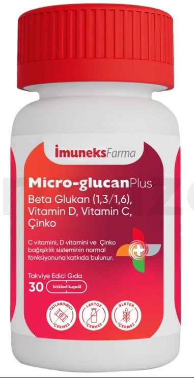 İmuneks Micro-Glucan Plus Beta Glukan 30 Kapsül