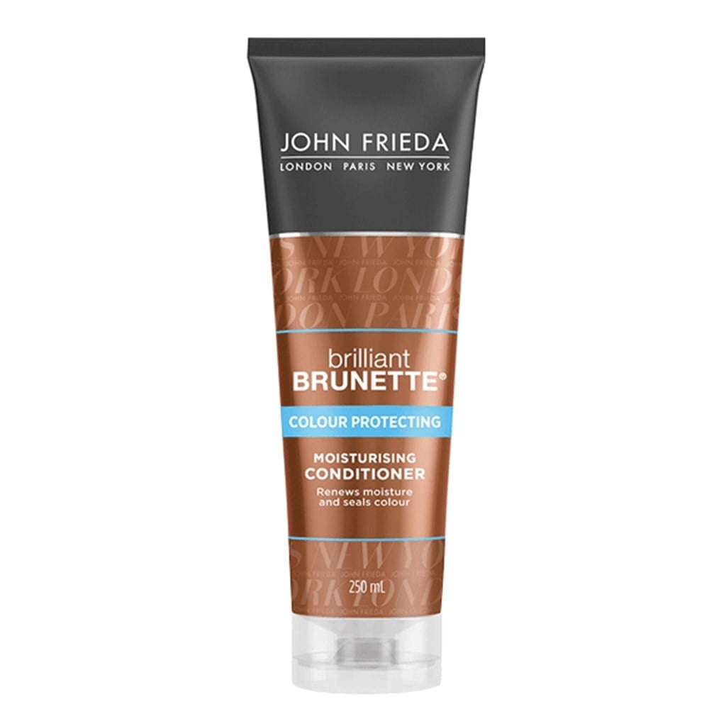 John Frieda Brilliant Brunette Colour Protecting Moisturising Conditioner 250Ml