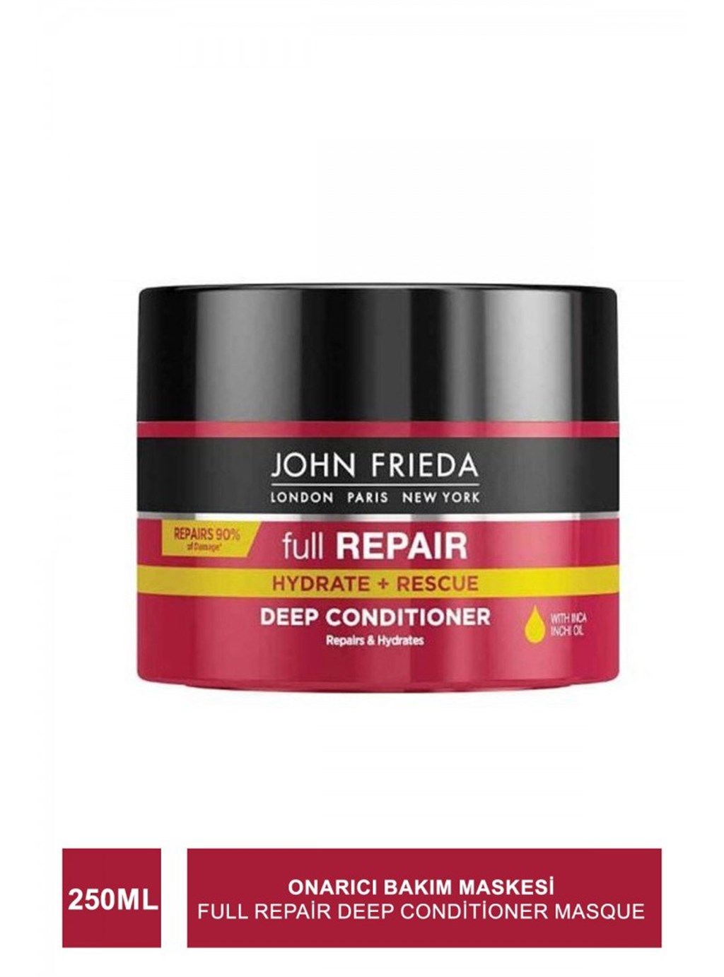 John Frieda Full Repair Nemlendirici ve Onarıcı Saç Bakım Maskesi 250ml