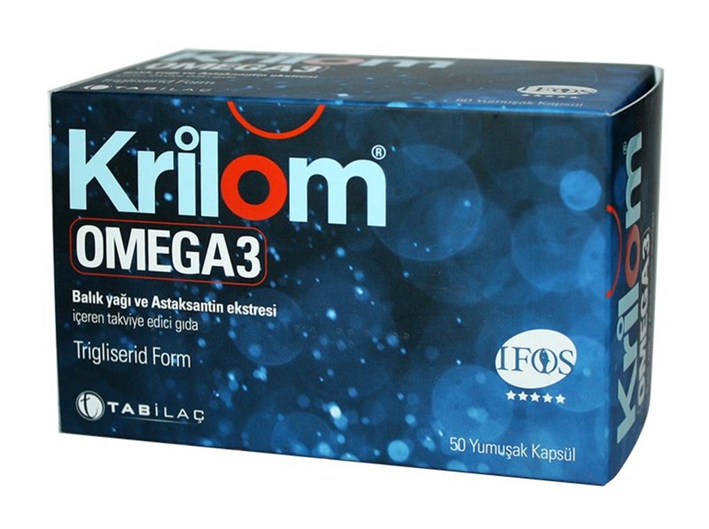 Krilom Omega 3 50 Yumuşak Kapsül