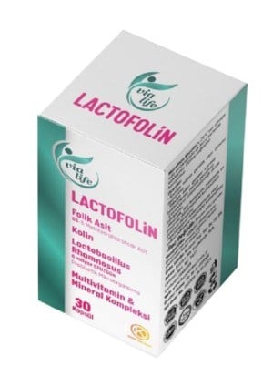 Lactofolin Folik Asit Kolin Probiyotik Multivitamin 30 Kapsül