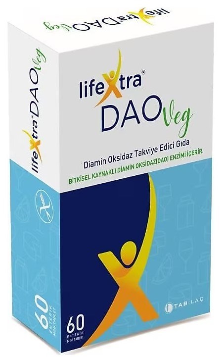 Lifextra Daoveg Diamin Oksidaz 60 Vegan Tablet