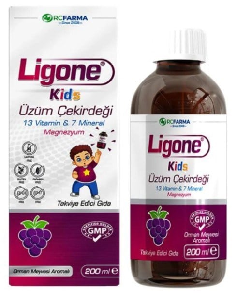 Ligone Kids Üzüm Çekirdeği 200 ml