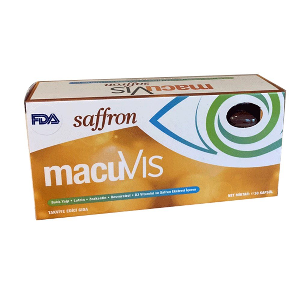 Macuvis Safran 30 Yumuşak Kapsül