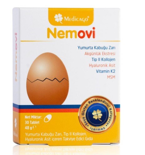 Medicago Nemovi Yumurta Kabuğu Zarı 30 Kapsül