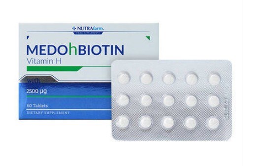 Medohbiotin Biotin 2,5 mg 60 tablet