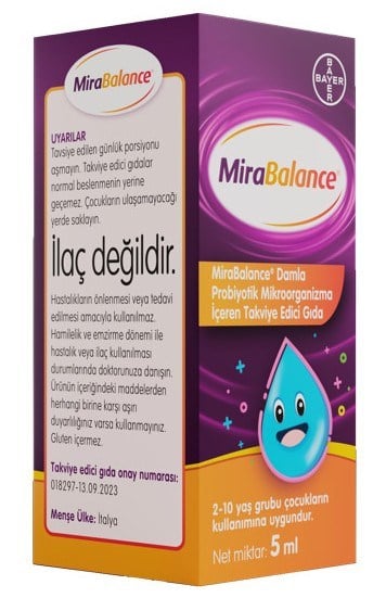 Mirabalance Probiyotik Damla 5 ml