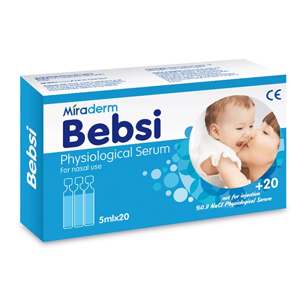 Miraderm Bebsi Serum Fizyolojik 5 ml X 20 ml Flakon