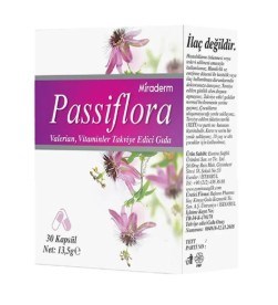 Miraderm Passiflora Takviye Edici Gıda 30 Kapsül