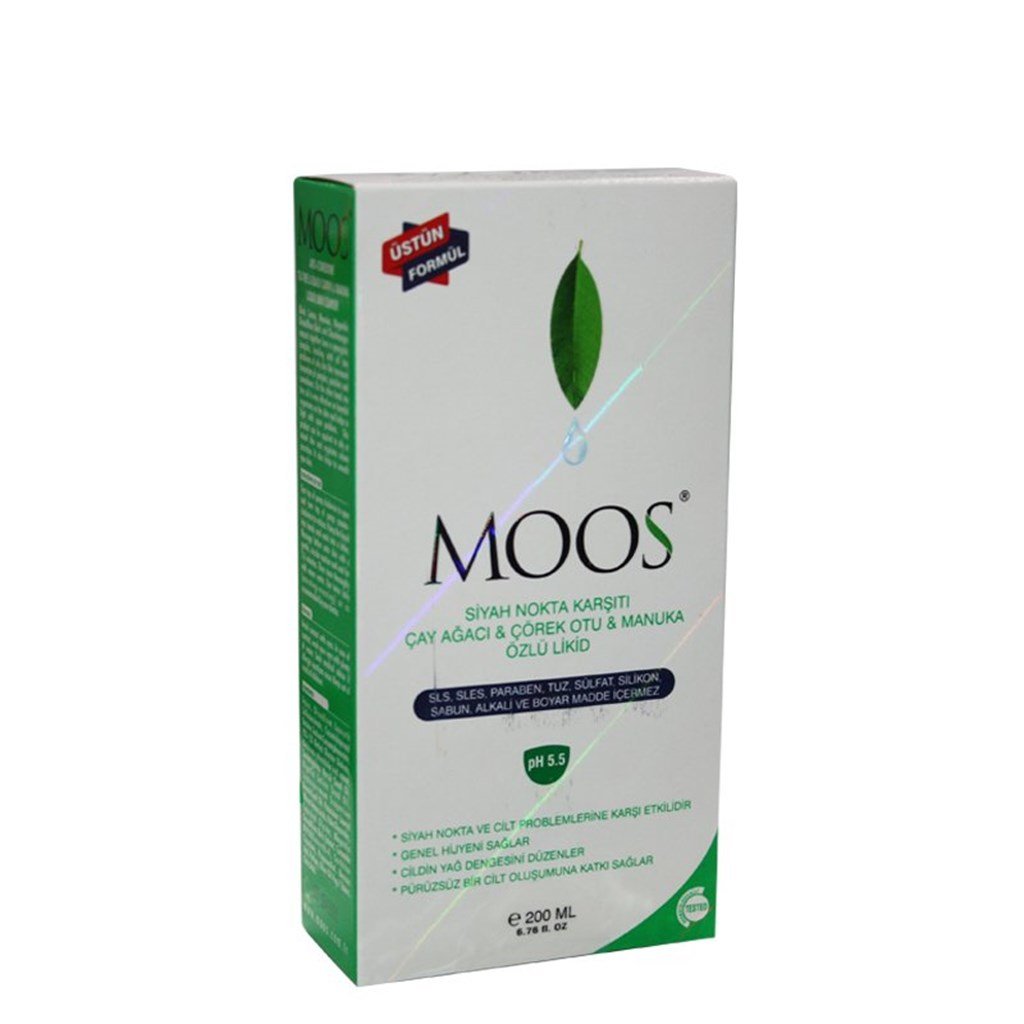 Moos Siyah Nokta Karşıtı Çay Ağacı Özlü Likid 200ml