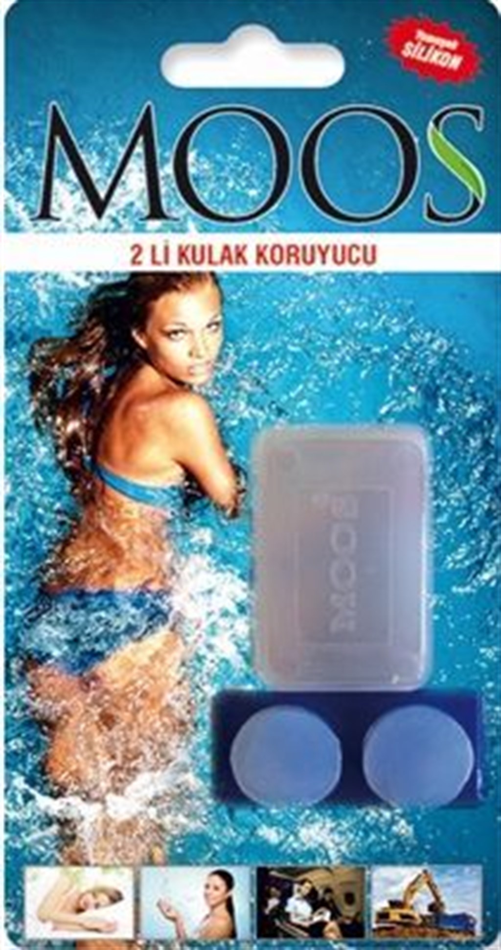 Moos Yumuşak Silikon Kulak Tıkacı 2´li