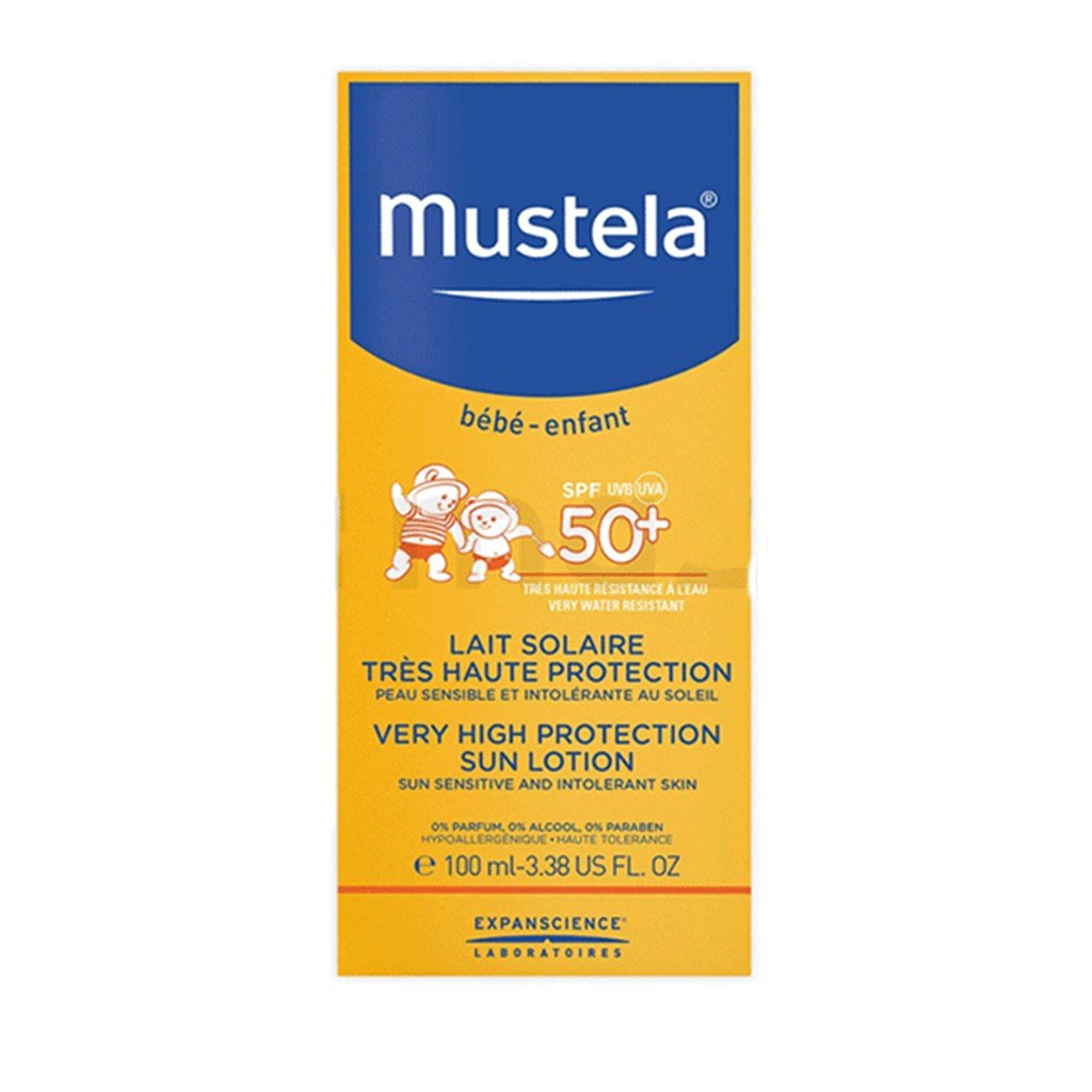 Mustela Çok Yüksek Koruma Faktörlü 50+ Güneş Losyonu 100 ml