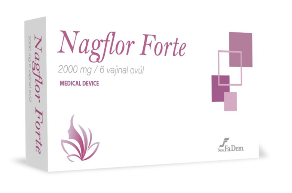 Nagflor Forte 2000mg - 6 Vajinal Ovül