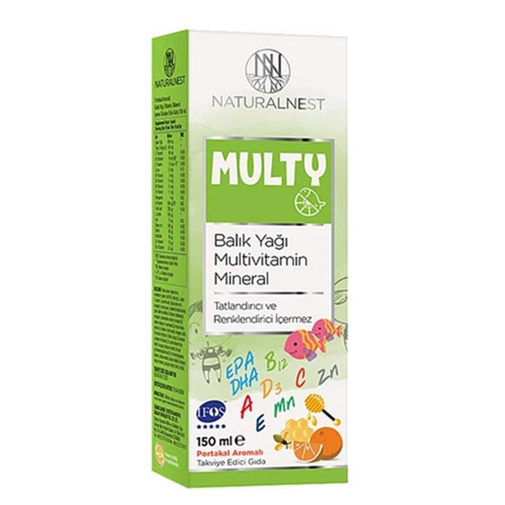Naturalnest Multy Balık Yagı Surup 150 Ml