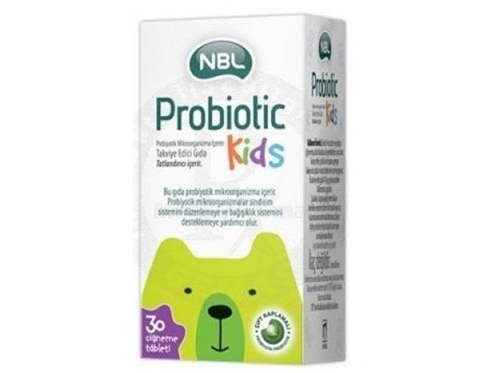 Nbl Probiotic Kids Probiyotik Mikroorganizma İçeren Takviye Edici Gida 30 Tablet