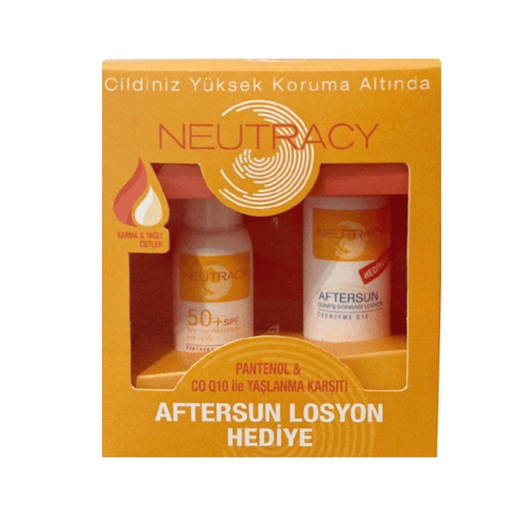 Neutracy Karma & Yağlı Ciltler için SPF 50+ Güneş Kremi 70 ml + After Sun Losyon 150 ml Hediyeli