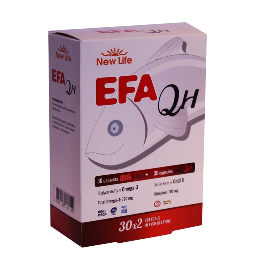 New Life EFA S-1200 30 Kapsül + Coenz QH 30 Kapsül