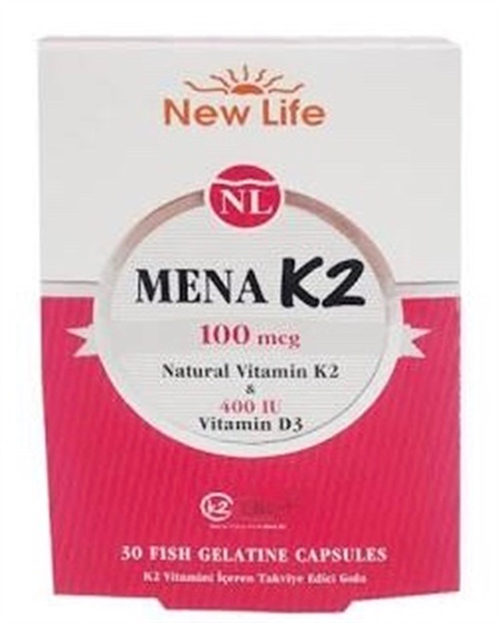 NEW LİFE MENA K2 100MCG - 30 KAPSÜL