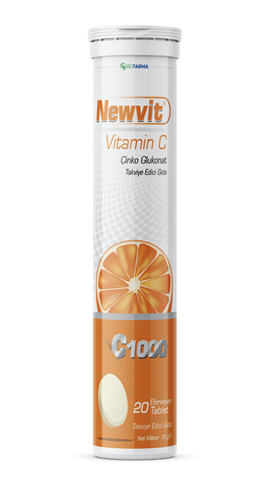 Newvit Vitamin C 1000 mg 20 Efervesan Tablet