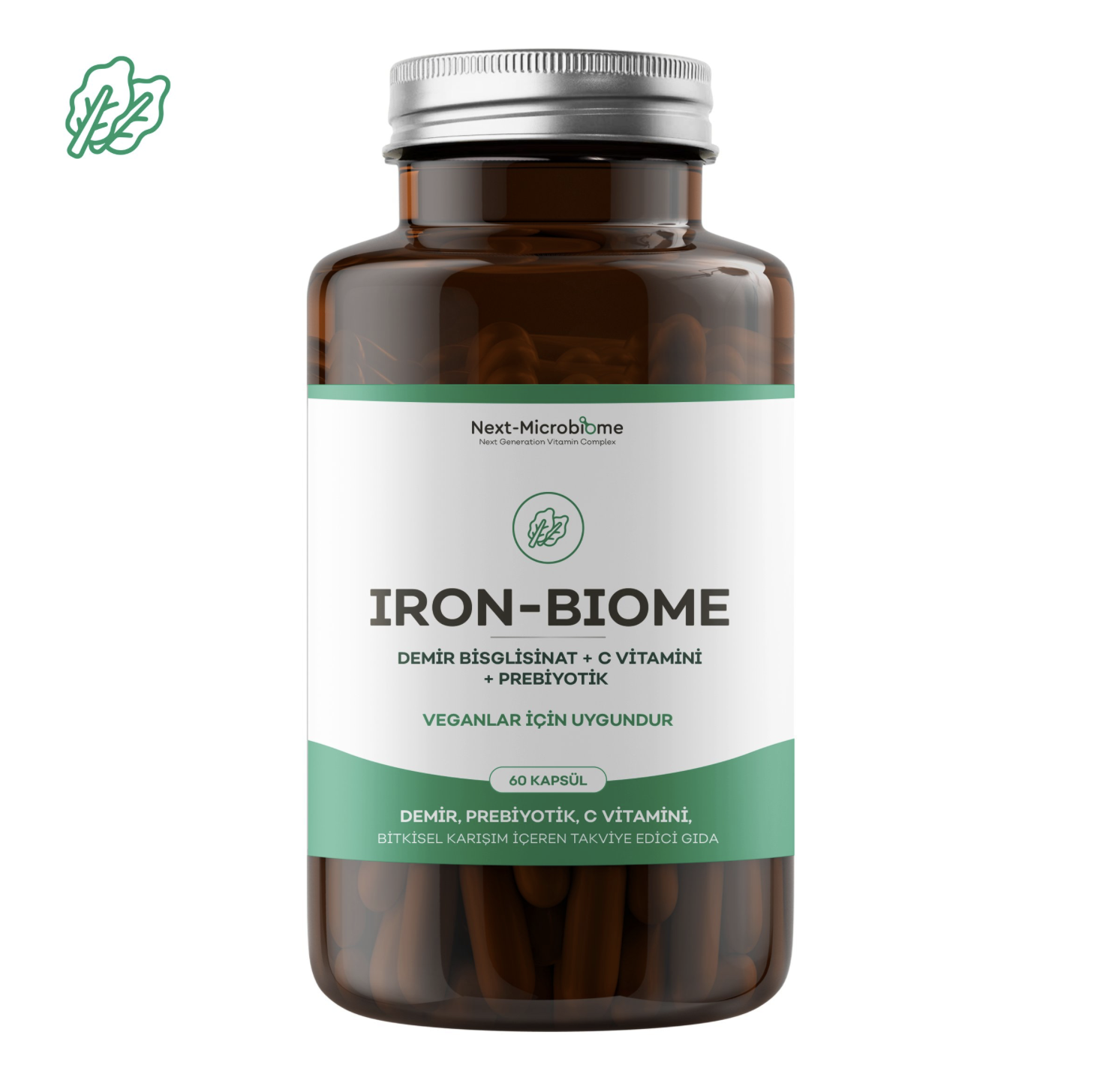 Next Microbiome Iron-Biome 60 Kapsül
