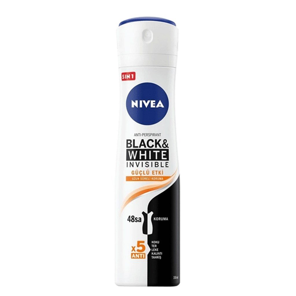 Nivea Black&White İnvisible Deodorant 150ml Güçlü Etki