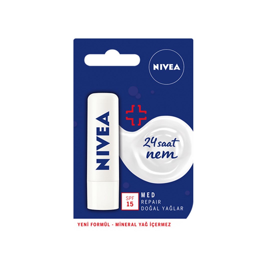 Nivea Med Repair Dudak Bakım Kremi